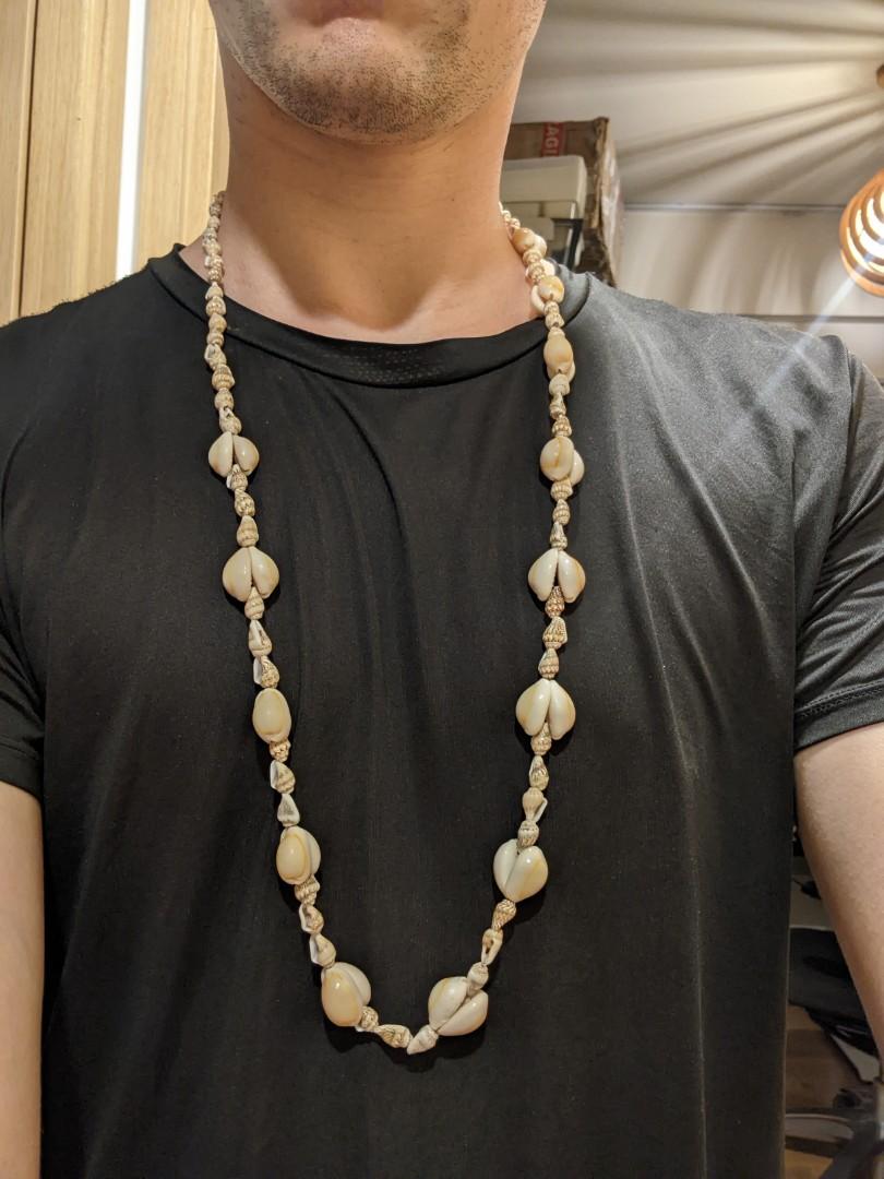 Puka shell necklace gold store