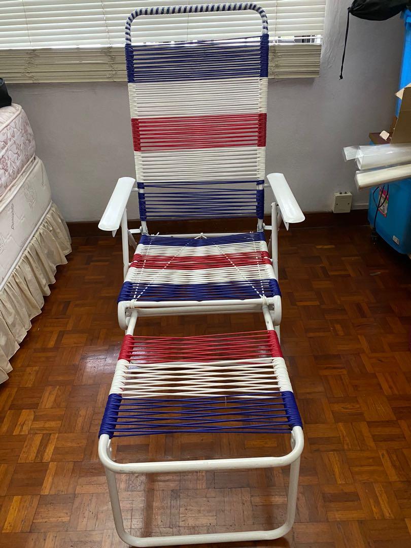 PVC String Relx chair / Big Lazy chair / Foldable on Carousell