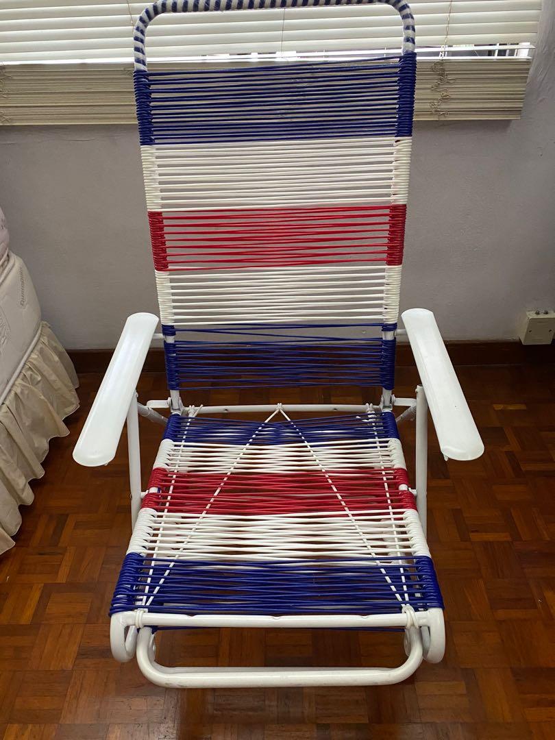 PVC String Relx chair / Big Lazy chair / Foldable on Carousell