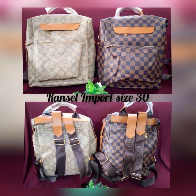 Ransel Mini wanita LV, Fesyen Wanita, Tas & Dompet di Carousell