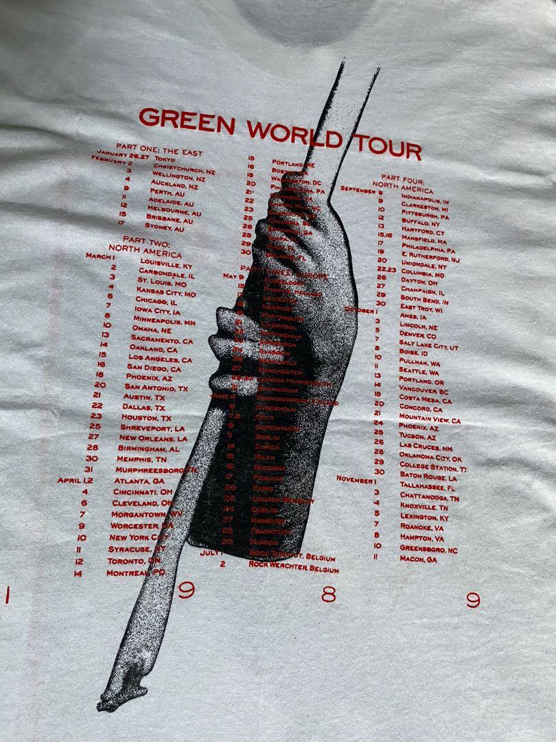 REM green word tour 1989, Fesyen Pria, Pakaian , Atasan di Carousell