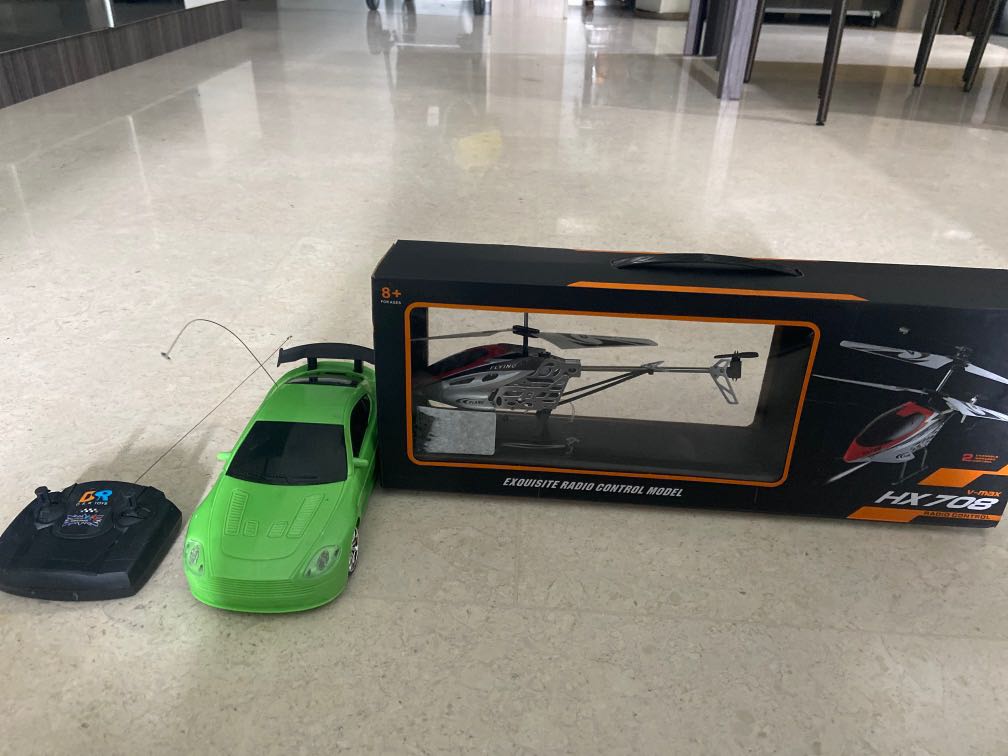 Remote control helicopter and car HX703 radio control model, Hobbies