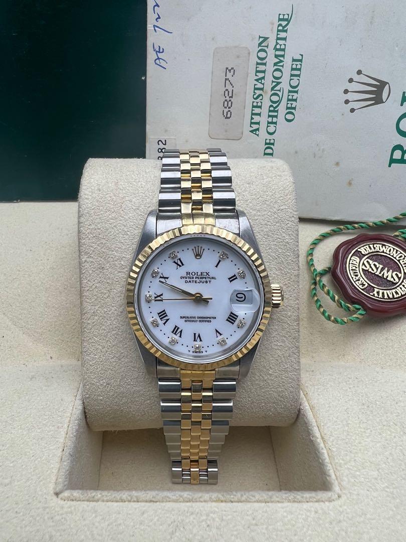 Rolex hot sale face sizes