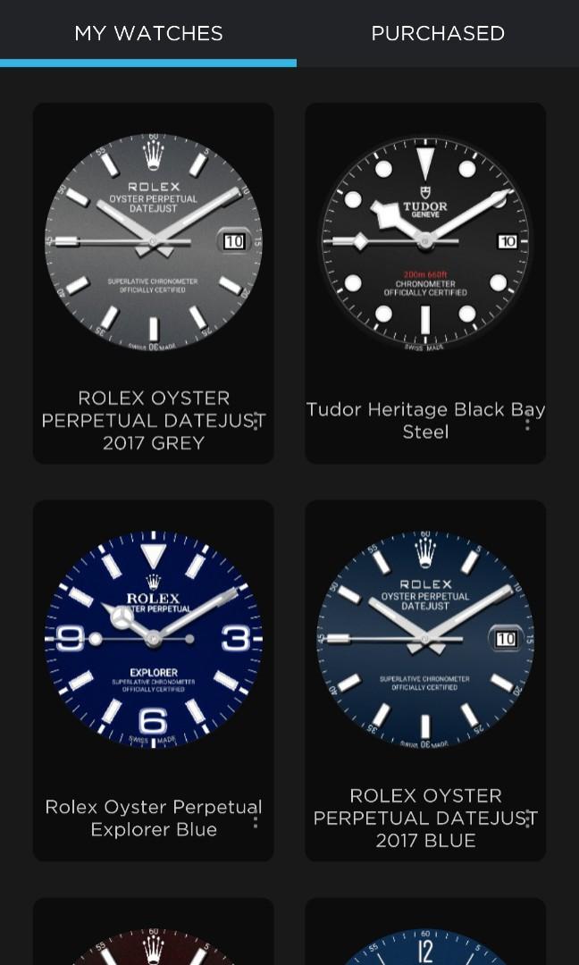 Galaxy watch sales 46mm rolex face