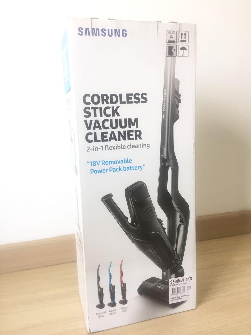 SAMSUNG POWERSTICK VS60M6015KG VACUUM CLEANER, TV & Home Appliances, Vacuum Cleaner