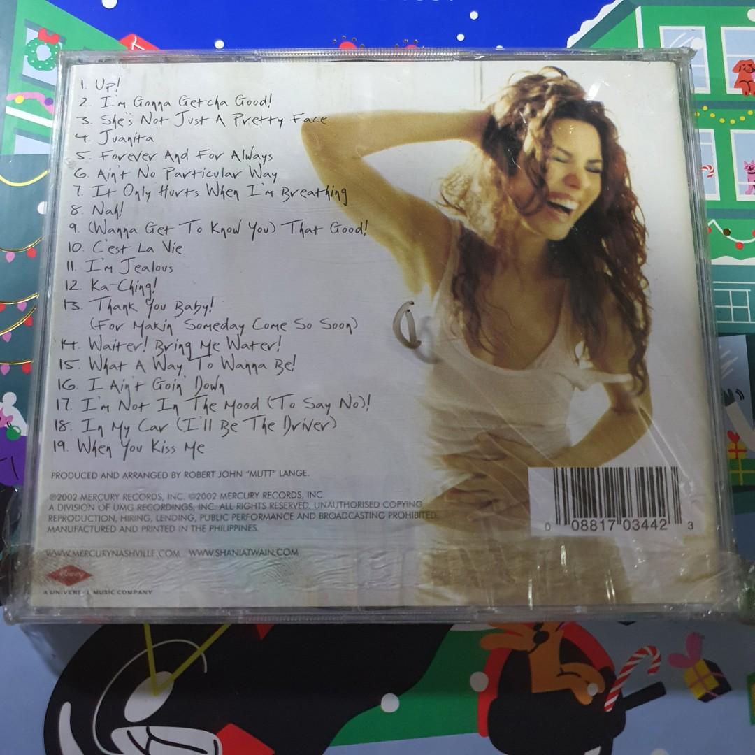 Shania Twain - Up - VG condition - 2 CD (Category: CDs & DVDs) located in Quezon City. Submitted by serefrenpaz (Listing ID 1154239382, Image 2). Description: Good Day Buyers. Here are the payment options GCash - 09164862096 Bank Deposit - BPI, BDO, Unionbank, Landbank Palawan, Cebuana Meet Up - McDo Kamias, Jolibee Anonas Kamias Intersection or KFC Anonas Delivery Options JRS - +120 Pesos shipping cost for JRS within Metro Manila, +140 to 180 Pe