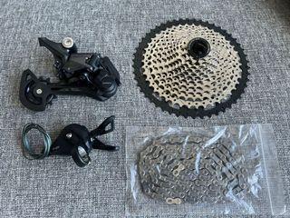 Shimano Deore M6100 12speed groupset for 8/9/10/11 wheelset