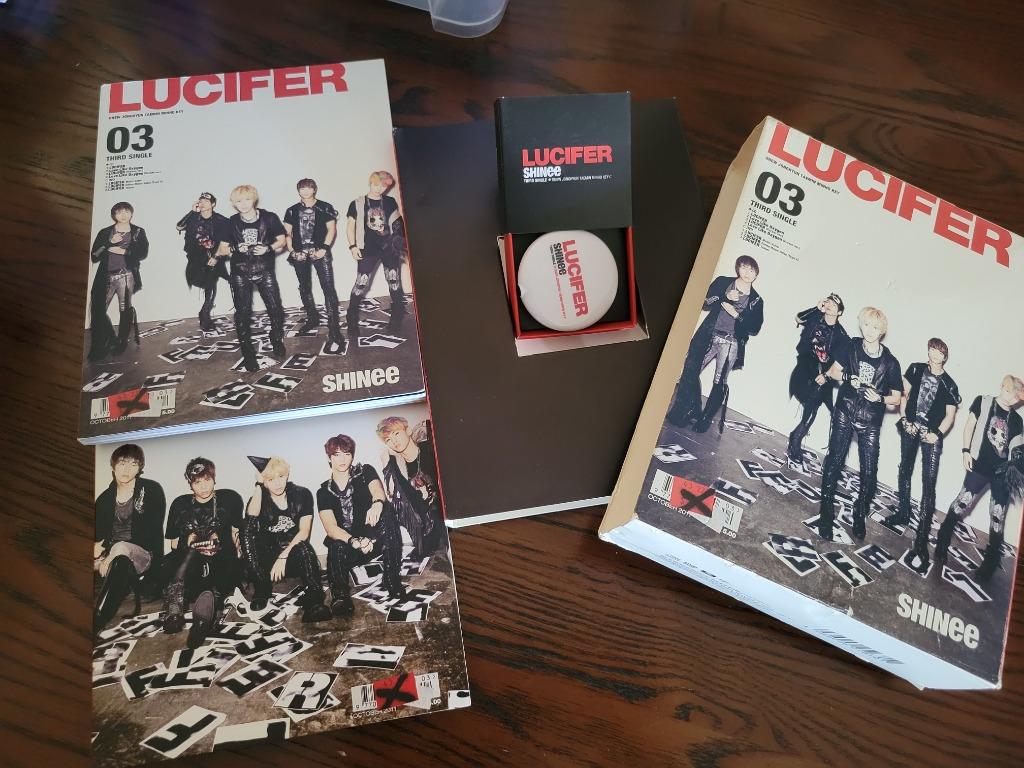 SHINee Lucifer CD DVD 日版, 興趣及遊戲, 音樂、樂器& 配件, 音樂與