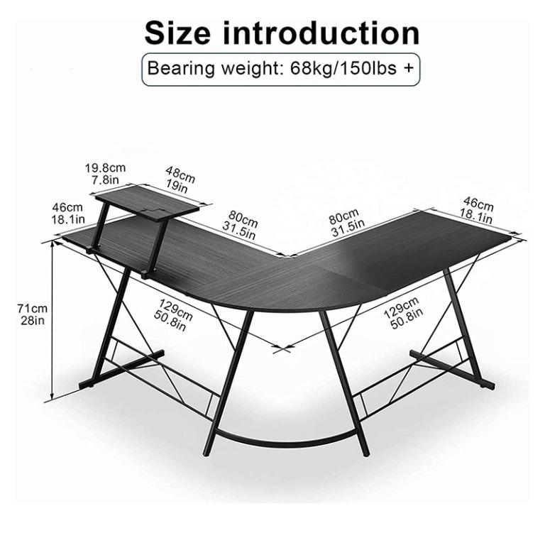 Specially designed. Desk, Free Delivery office desk, brand new Study