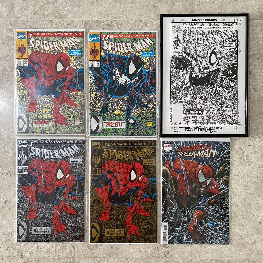 Todd McFarlane Spiderman homage
