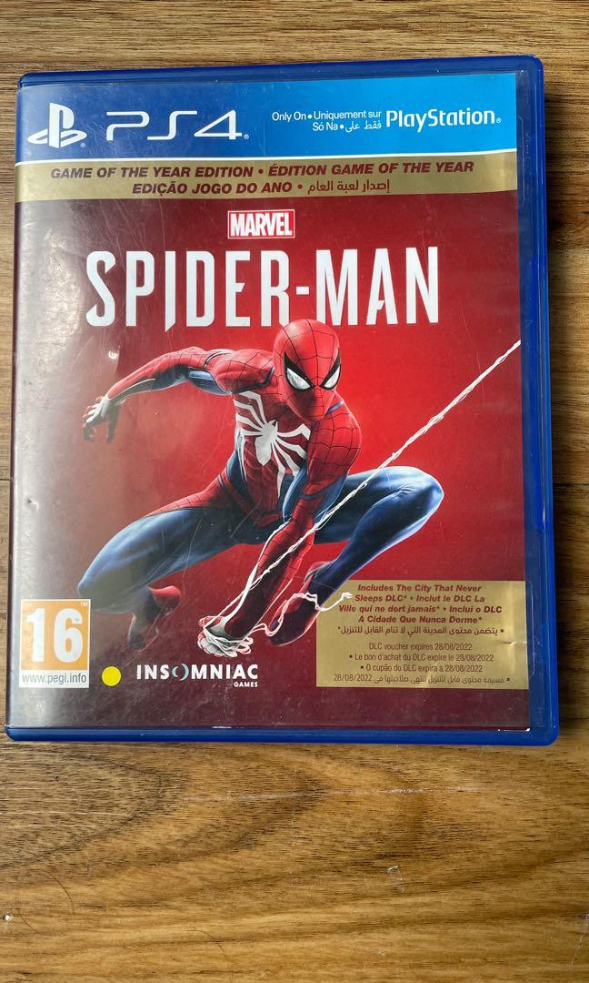 Spiderman PS4 Game Of The Edition, Video Gaming, Video on Carousell