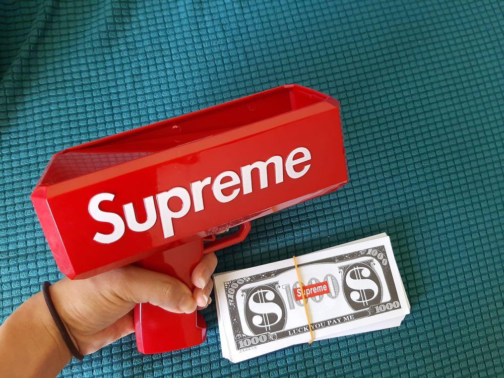 Supreme money gun Hobbies Toys Toys Games on Carousell