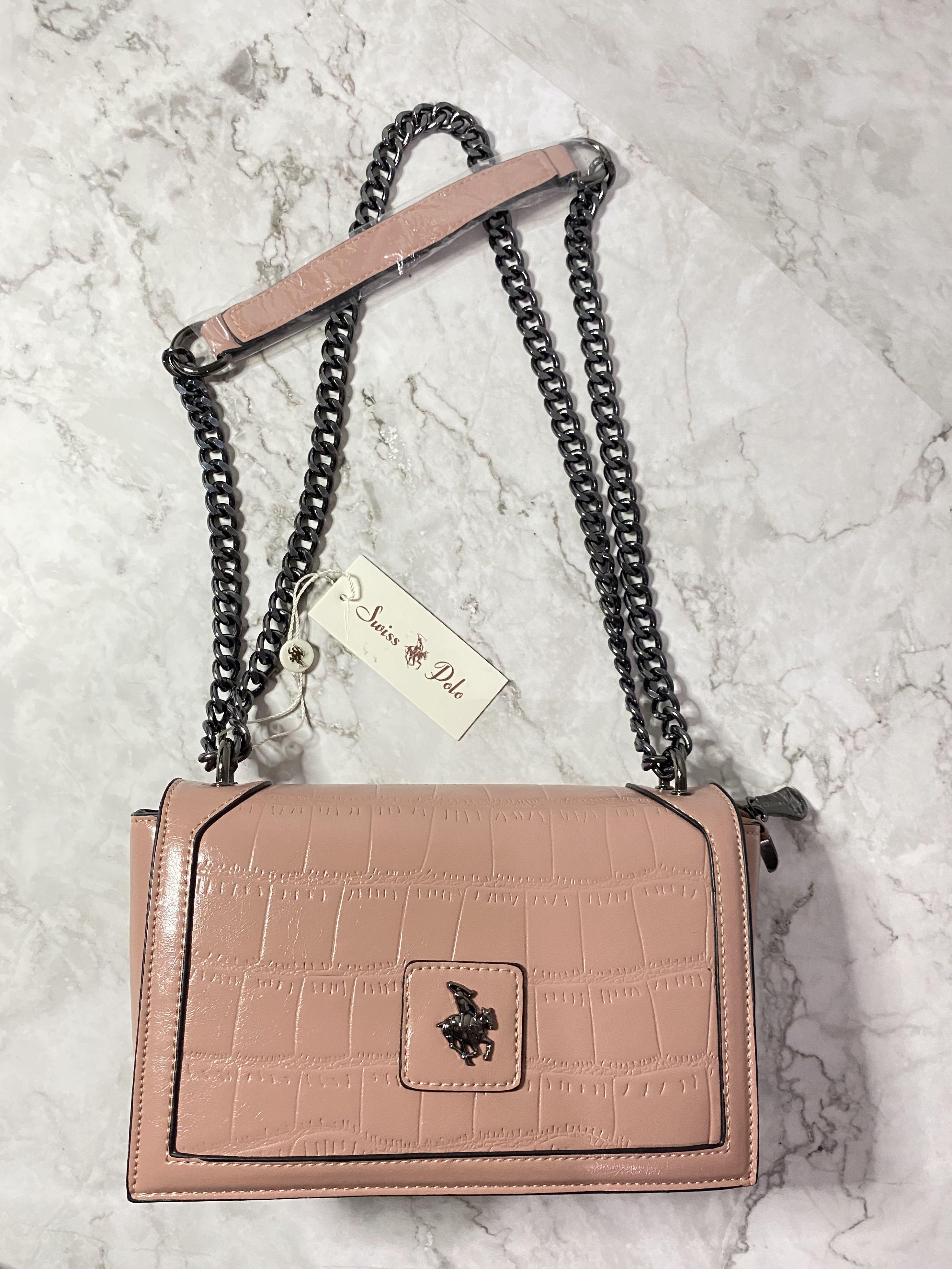 Swiss Polo Chain Sling Bag Women s Fashion Bags Wallets Shoulder Bags on Carousell