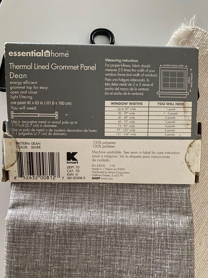 Thermal Lined Curtains (Category: Curtains & Blinds) located in Mandaluyong City. Submitted by _luxe4less (Listing ID 1154167551, Image 2). Description: 800/pair From the US 40 x 63 in.