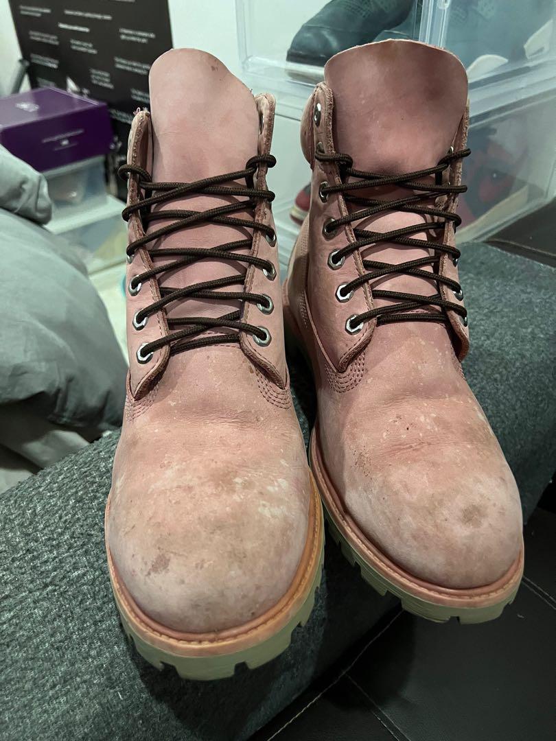 Dusty rose cheap timberland boots