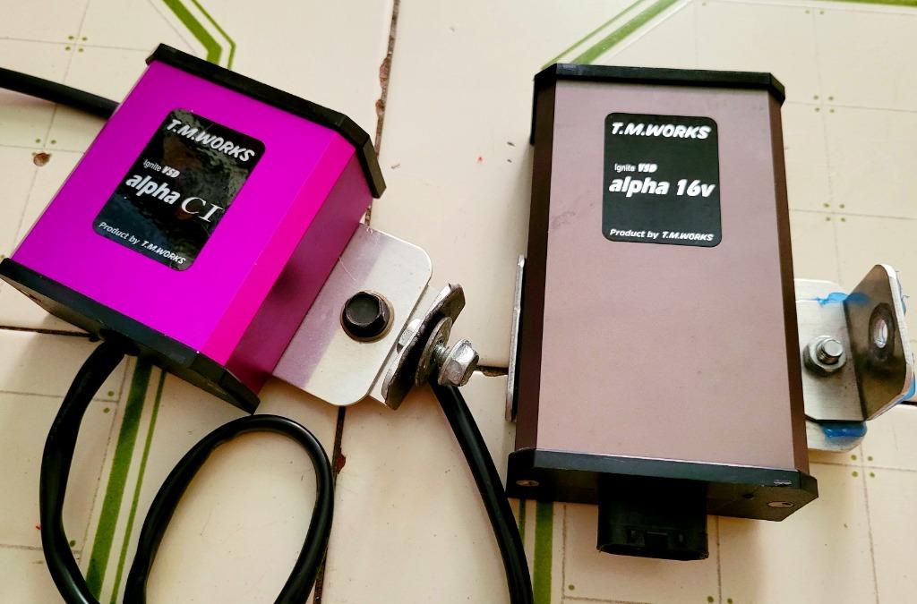 パーツ TMworks ignite VSD alpha 16V & CI T.M.WORKSの点火チューニングとDME TUNE Type Mでモアパワーと