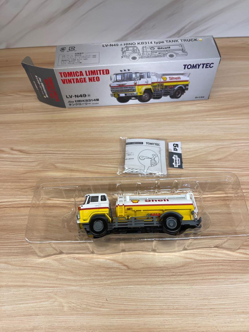 Tomytec Lv N49 A Hino 日野油車shell Tomica Tomy 興趣及遊戲 玩具 遊戲類 Carousell