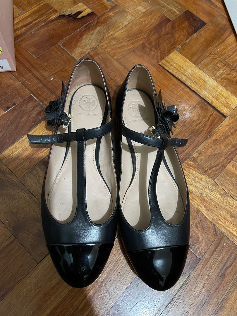 Tory Burch Mary Jane 37.5, Women's Fashion, Footwear, Flats & Sandals ...