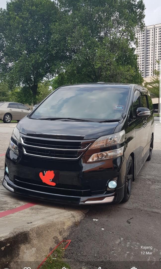 Toyota Vellfire Bodykit anh20 (front bumper, grille modelissta