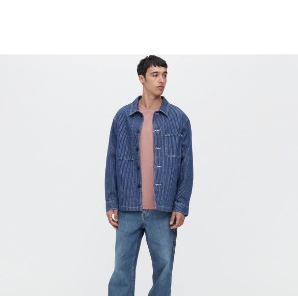Men's denim work jacket store