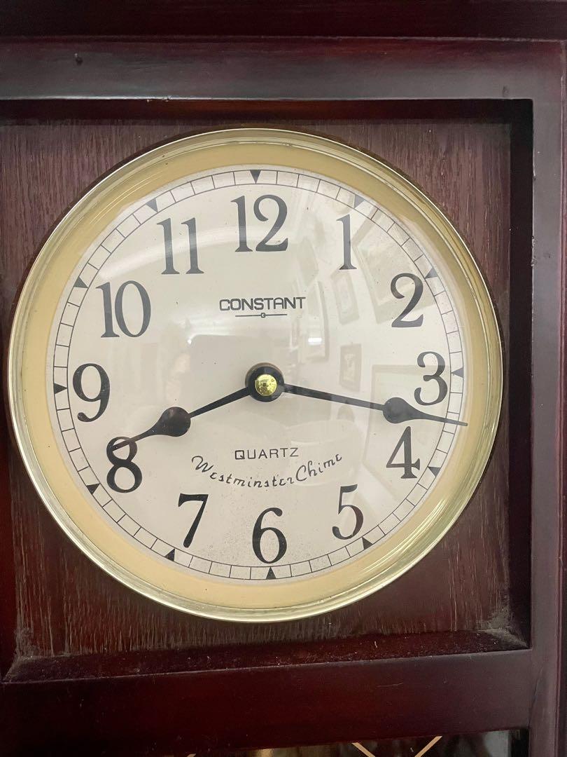 Vintage " Constant " Pendulum Wall Clock Quartz with Westminster Chimes