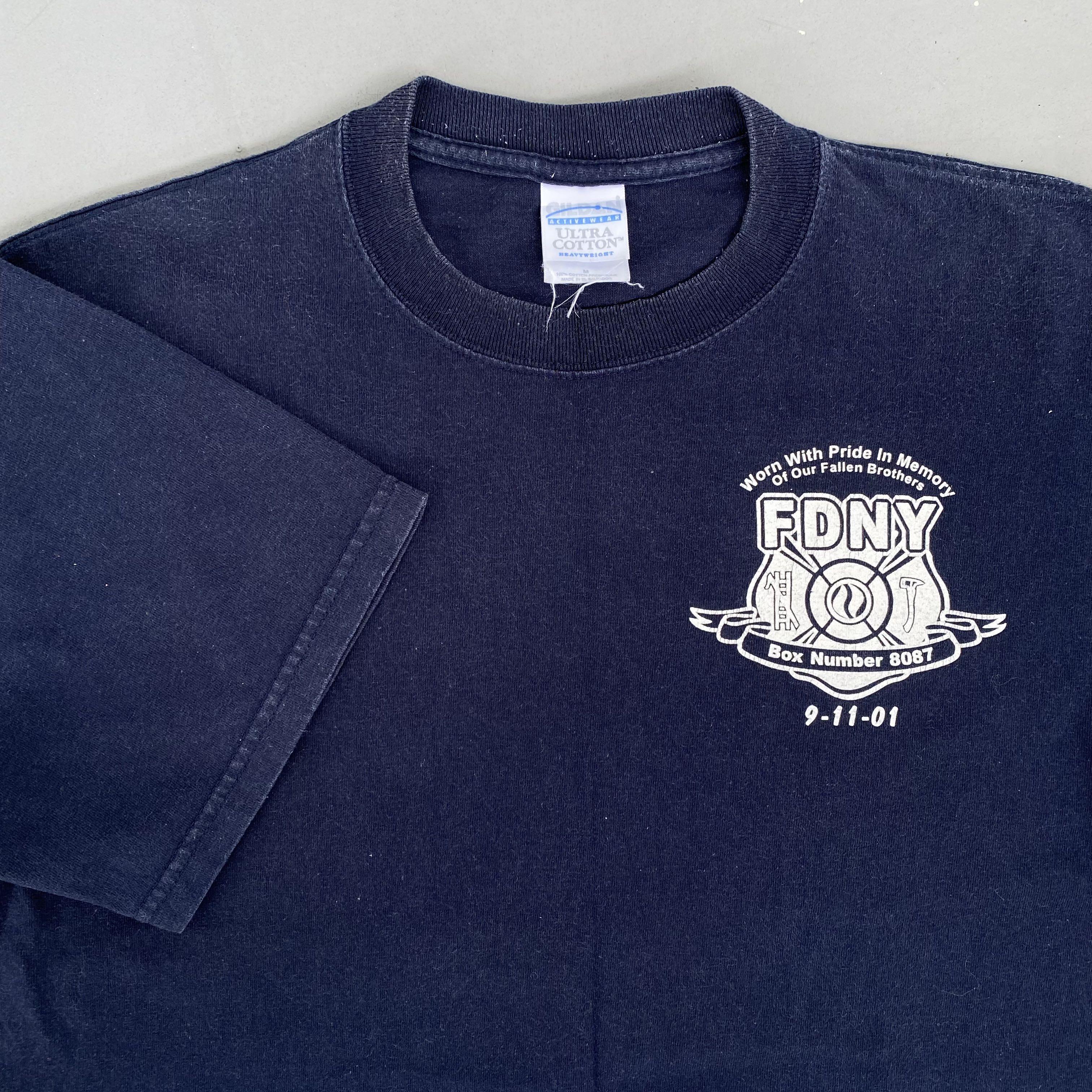 1980s Fire Department New York FDNY T-Shirt by FOTL – Red Vintage Co