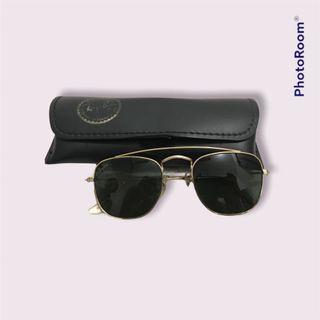 Vtg rayban usa B&L gold aviator caravan