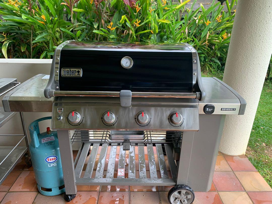 Weber BBQ 4 burner Genesis II model., TV & Home Appliances, Other Home Appliances on Carousell