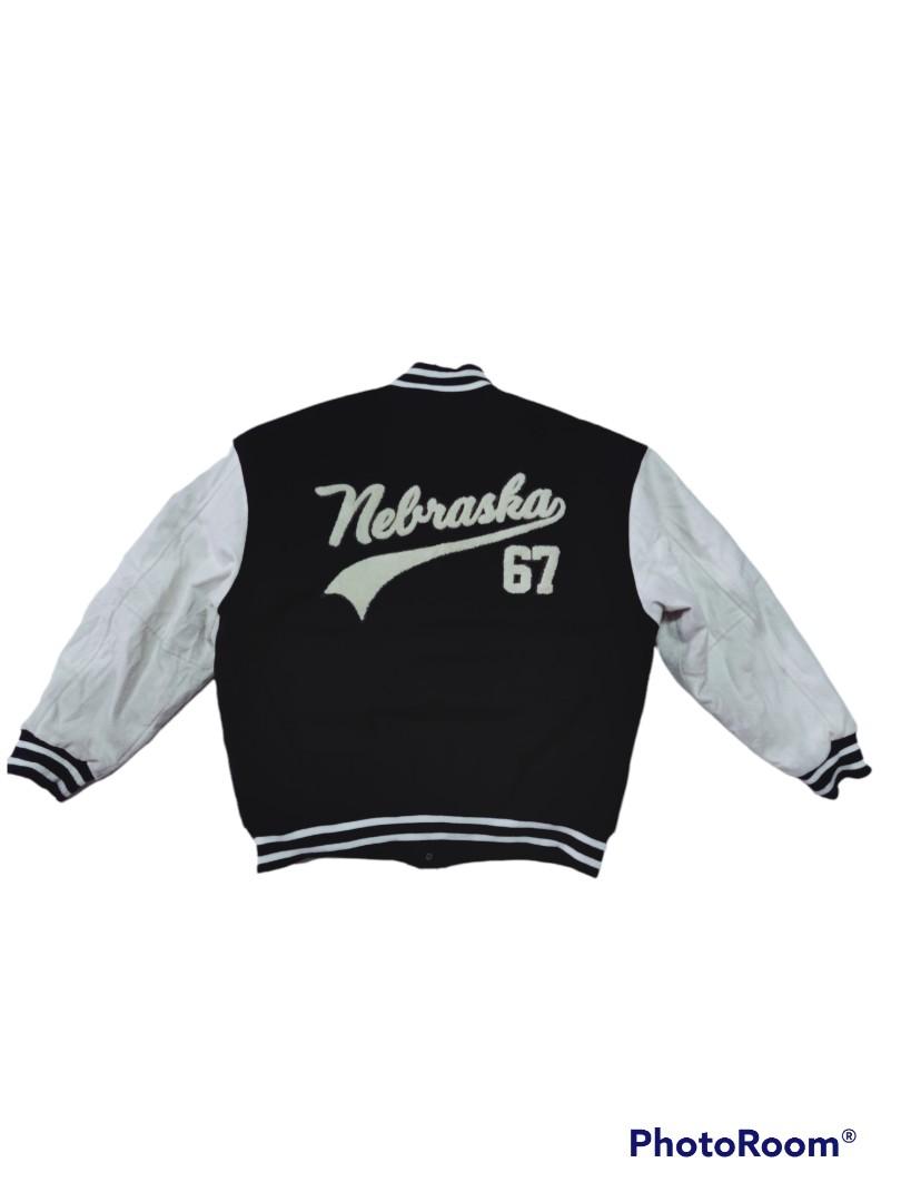 wego x nebraska varsity jacket, Men's Fashion, Coats, Jackets and