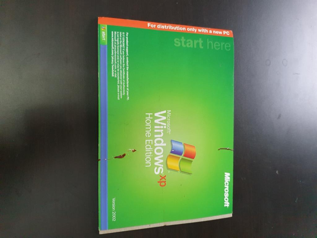 Windows XP Home Edition OEM Software 2002 Disk, Computers & Tech ...