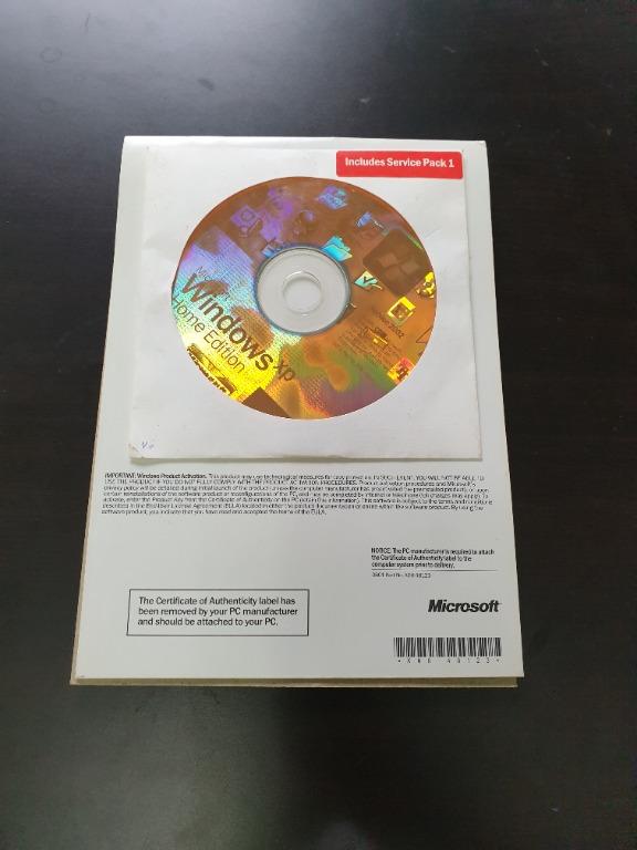 Windows XP Home Edition OEM Software 2002 Disk, Computers & Tech ...