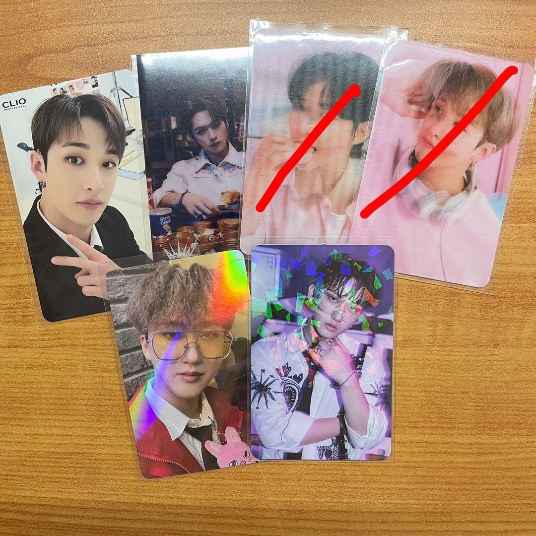 wts stray kids photocards clio ce musicplant glitter Japan all in 
