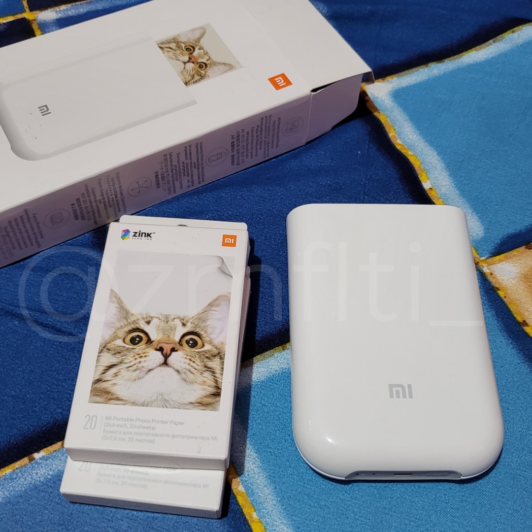 Xiaomi Portable Printer - Zink (Zero Ink), Computers & Tech, Printers ...