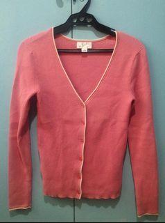 Y2K/Preppy pink cardigan