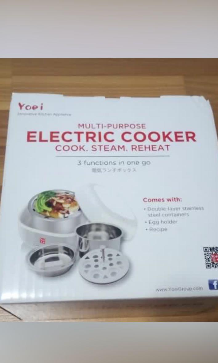 Yoei Multipurpose Electric Cooker, TV & Home Appliances, Kitchen