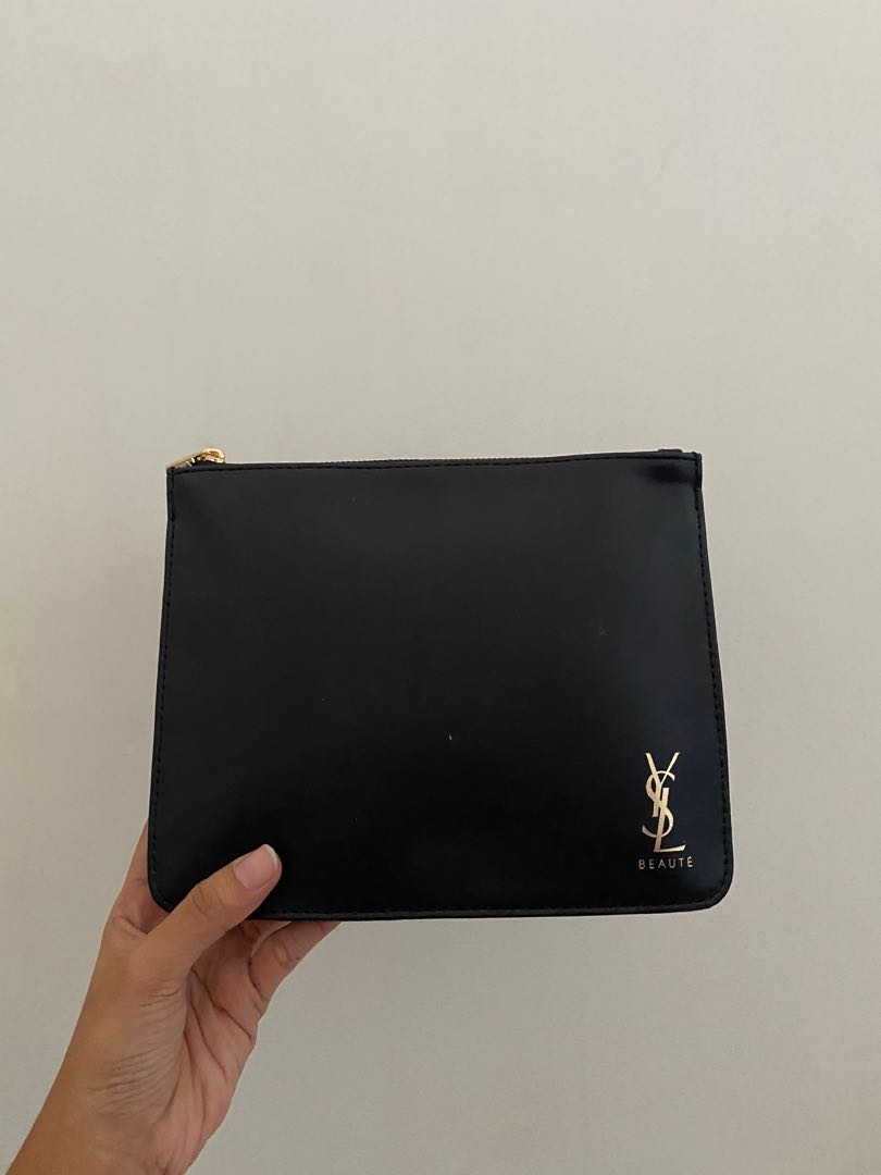 YSL Makeup Pouch, Luxury, Bags & Wallets on Carousell