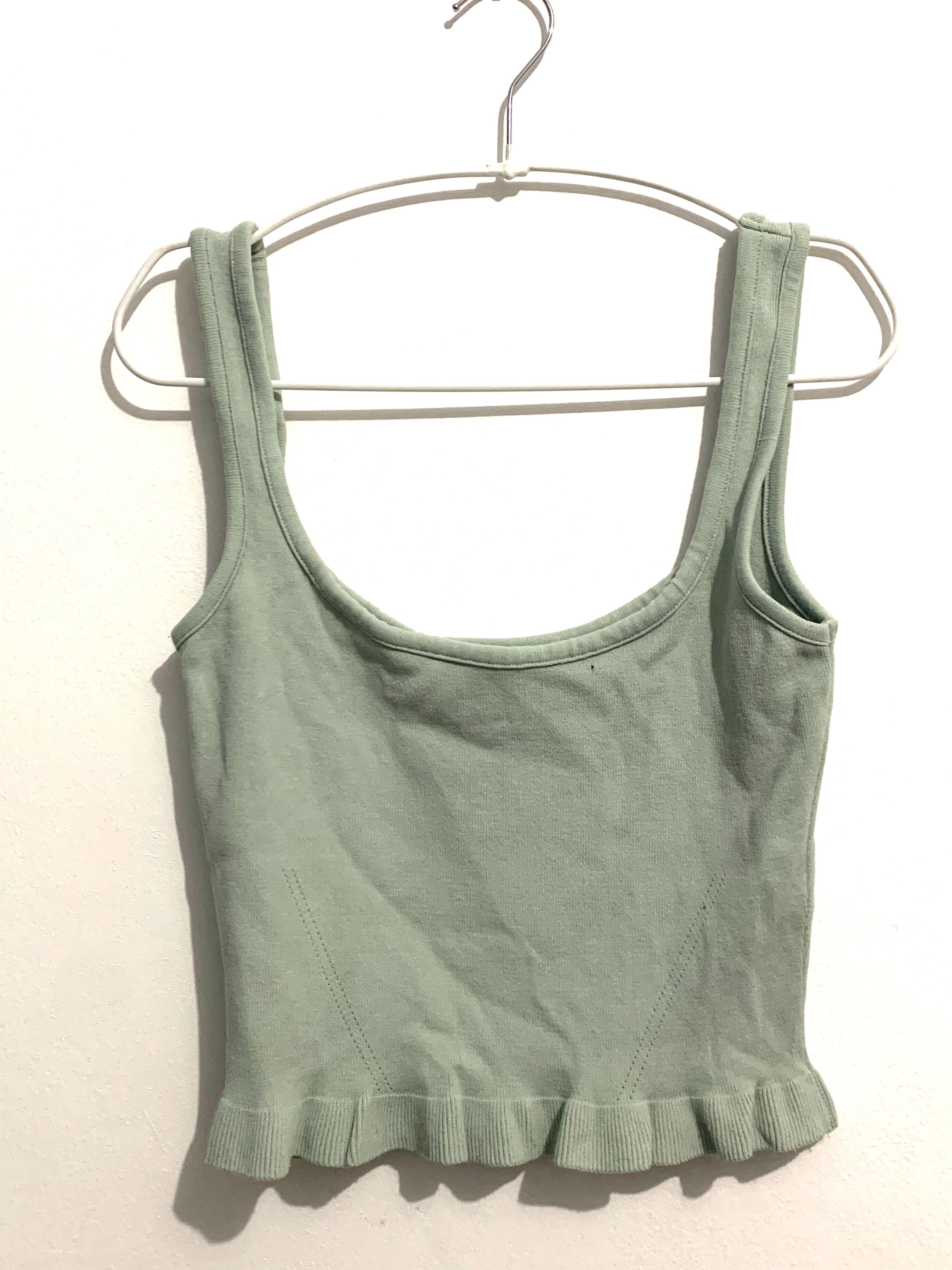 Zara Cropped Top, Fesyen Wanita 