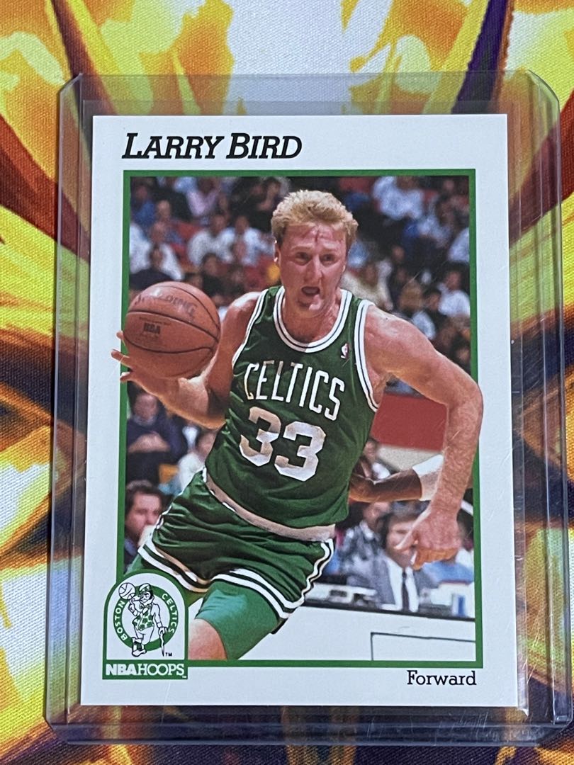LARRY BIRD PHOTO - NBA HOOPS 1991