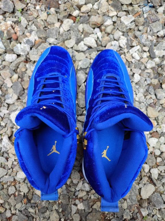 Blue velvet outlet jordan 12