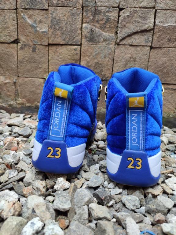 Blue velvet jordan 12 sale