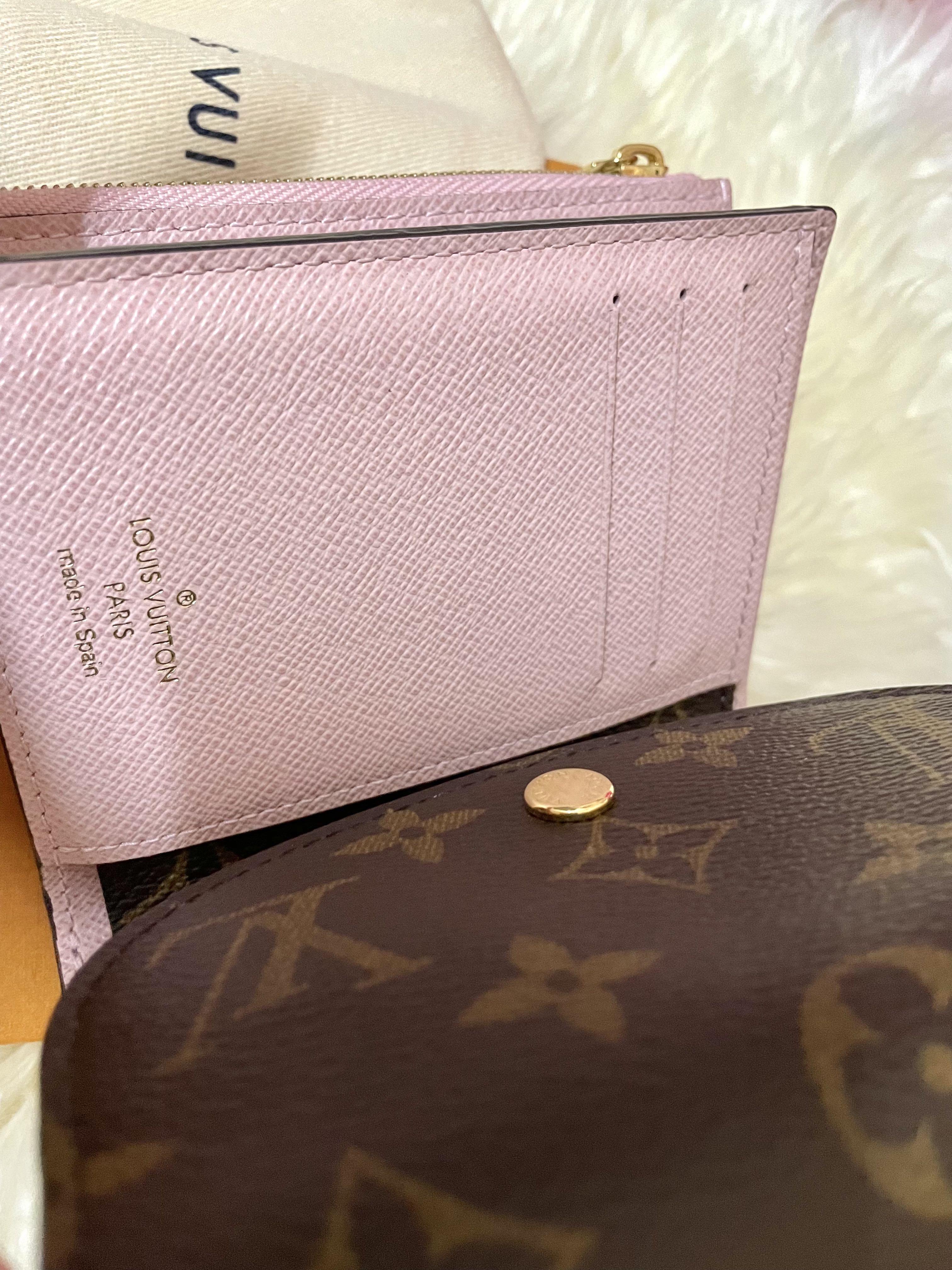 LOUIS VUITTON Monogram Ariane Compact Wallet Rose Ballerine