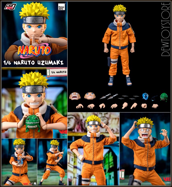 2枚で送料無料 スリーゼロ NARUTO 1/6スケール THREEZERO うずまき