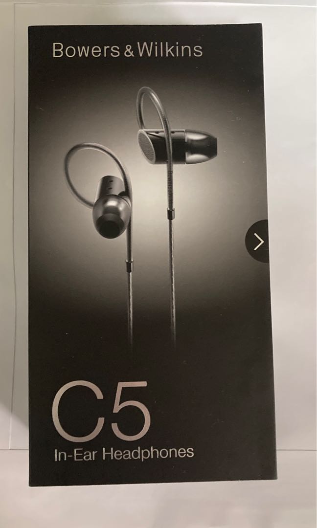 全新B&W Bowers & Wilkins C5 earphone 耳機, 音響器材, 耳機