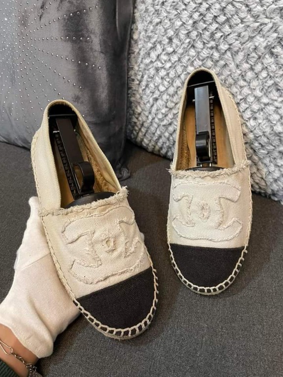 Chanel linen espadrilles online
