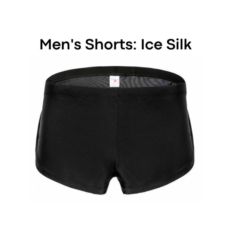 RESTOCKED Men s Shorts Ice Silk Skin Tight Boxer with no inner lining C802 Men s Fashion Bottoms New Underwear on Carousell