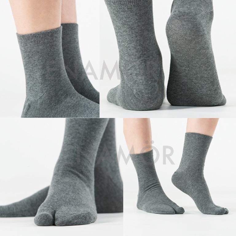 2 Ps Long Tabi Socks, Split Toe Socks, Socks With 2 Fingers 