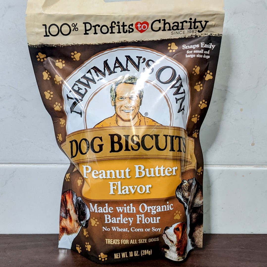 Newman s Own Dog Biscuits Peanut Butter Formula 10oz 284g
