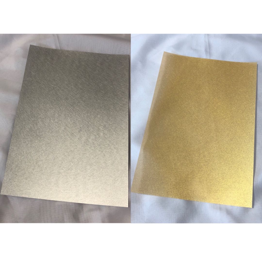 A4 Silver / Gold Shrink Plastic Shrinky Dink Plastic Sheets, Hobbies & Toys, Stationery & Craft