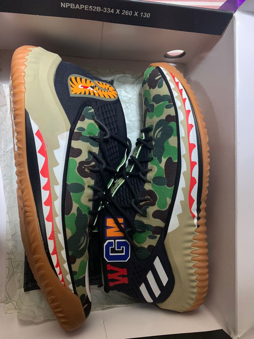Adidas x hotsell bape dame 4
