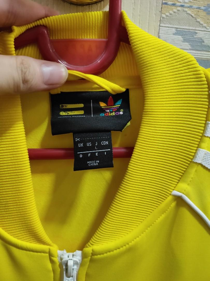 Adidas Hu Pharrel Williams Jacket (Category: Coats, Jackets and Outerwear) located in Manila. Submitted by bumblefish (Listing ID 1154538870, Image 2). Description: Size O (can fit Medium-large) Adidas Originals Pharrel Williams HU Holiday Superstar Track jacket 3,800+sf can nego Size large Bought in Japan Accepting Gcash.